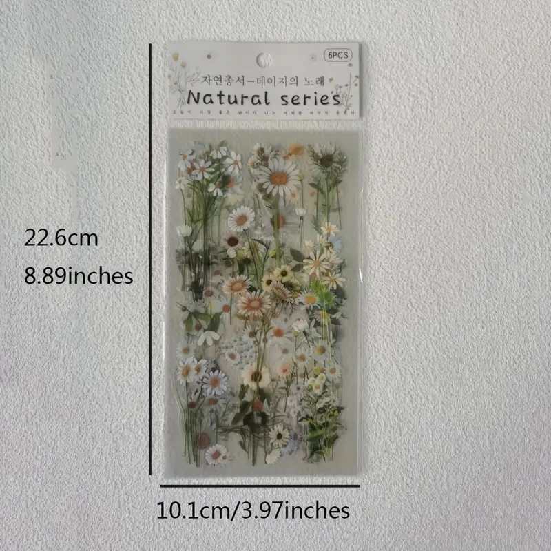 Floral Transparent Sticker Set 6
