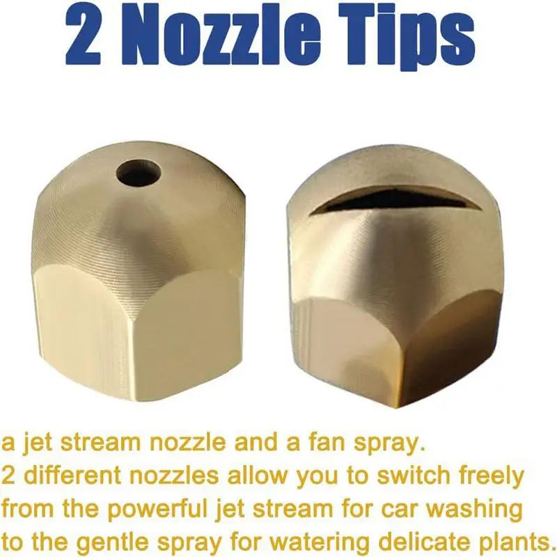 Car Pressure Washer Lightweight Cordless Car Wash Nozzle Multi-functional Vehicle Accessories Cleaning Machine 2-in-1 Household