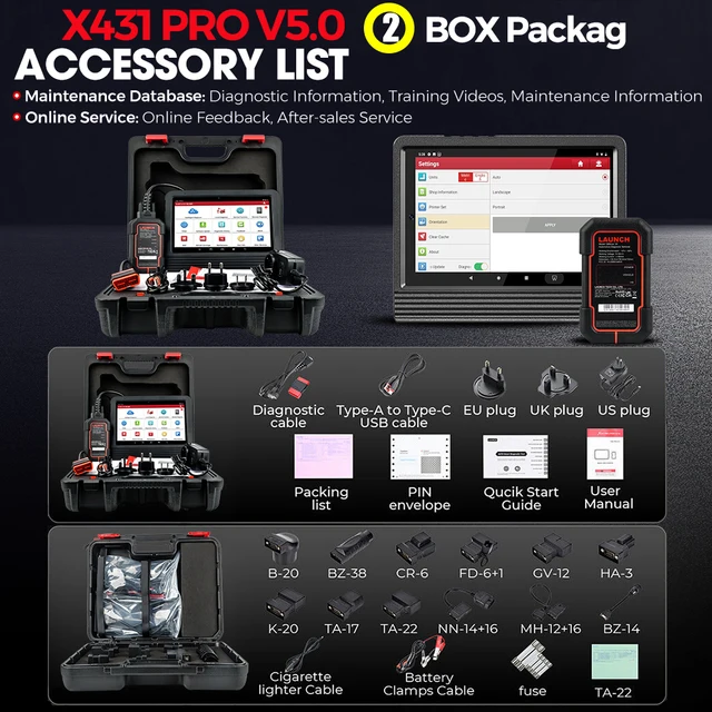 Launch X431 V フルシステム 車の診断ツール x-431 v 11リセット