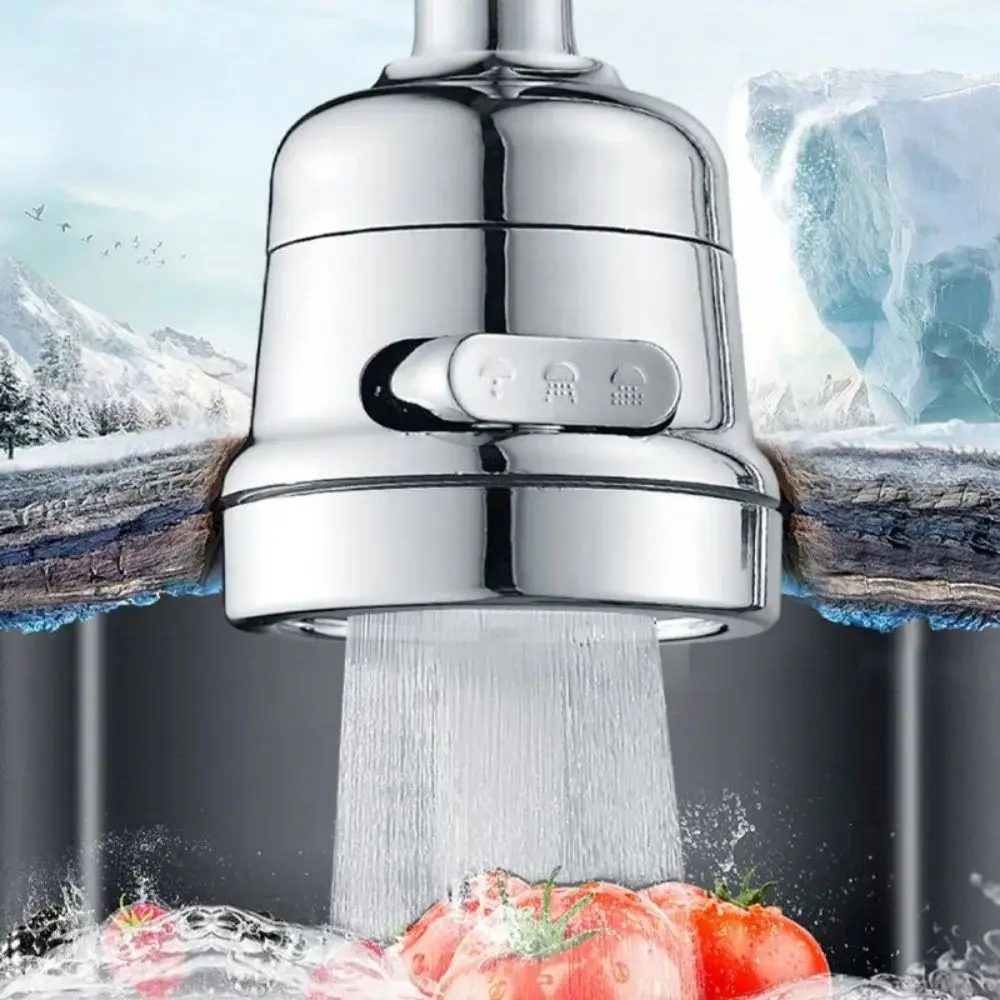 Kitchen Faucet Sprayer 3 Modes Rotatable Filter Splash-proof Head Flexible Water Saving Pressurised Fauce Replacement Accessory