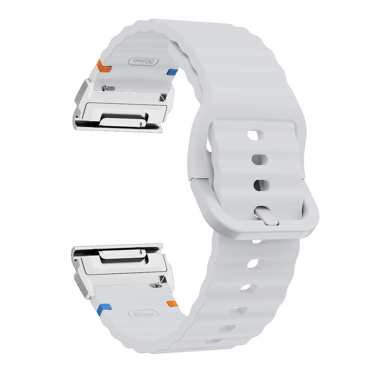 Versatile Silicone Smartwatch Strap, QuickFit Adjustment, Multiple Sizes