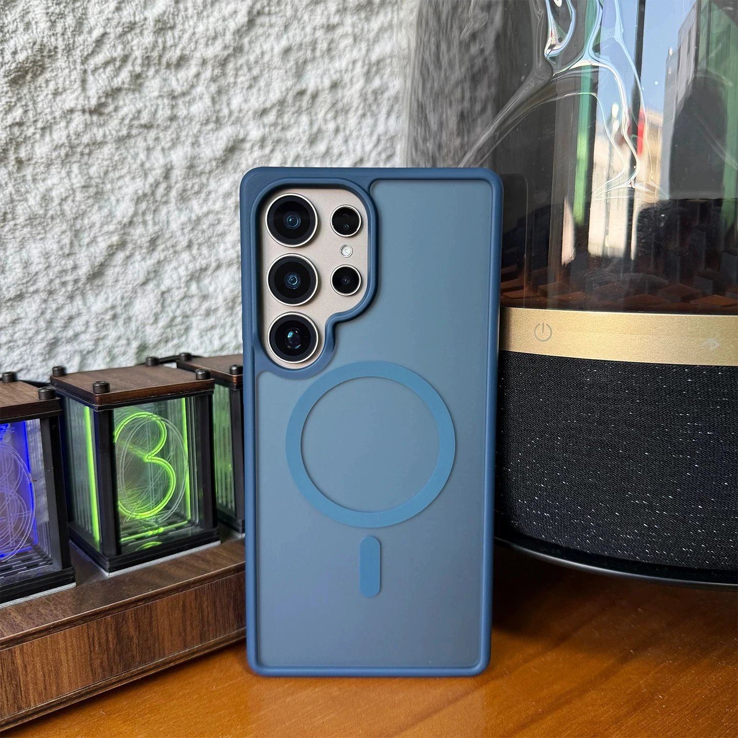 Magnetic Matte Clear Slim Shockproof Phone Case