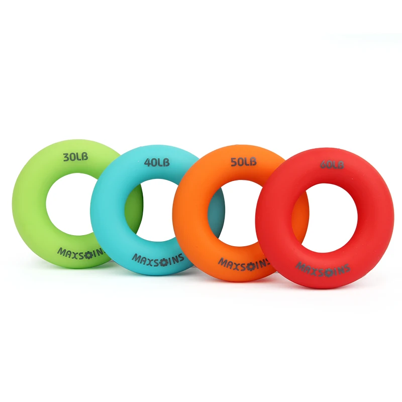 

4 Colors Set Hand Gripper Trainer Forearm Hand Carpal Expander Dynamometer Strengthen Training Finger Exersiser Grip Massager