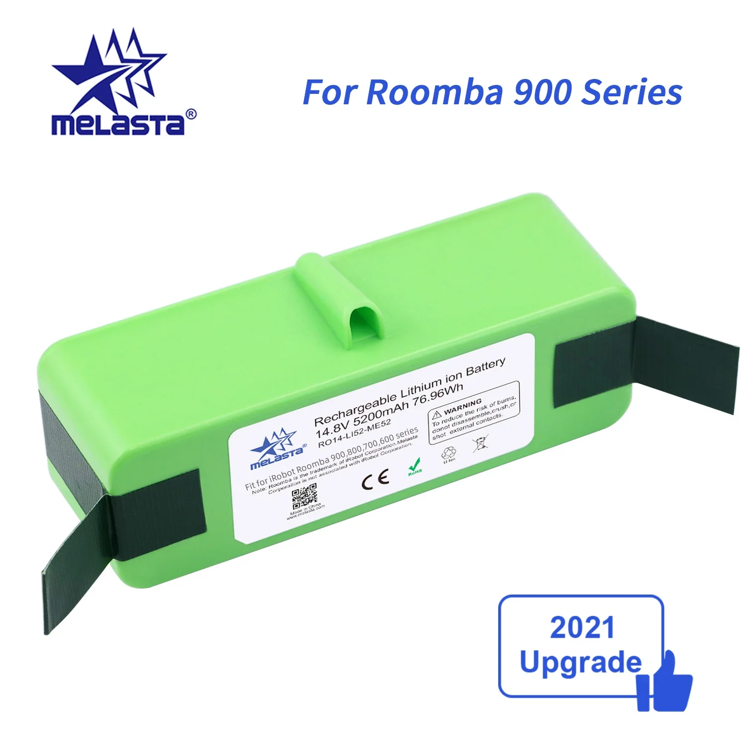 14.8V 5.2Ah Li-ion Battery for iRobot Roomba 900 Series 980 985