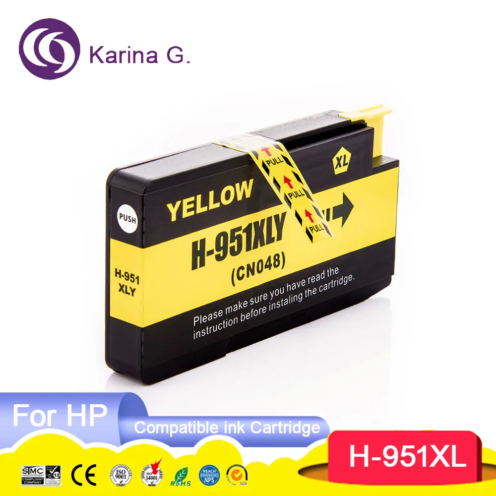 950XL 950 951 XL 951XL Premium Color Compatible InkJet Ink Cartridge For 950 For