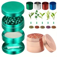 40mm Metal Herb Grinder 4-Layer Spice Pepper Crusher Mill Mortar Cutter Tobacco Raw Grass Grinder Shredder Smoking Accessories 1