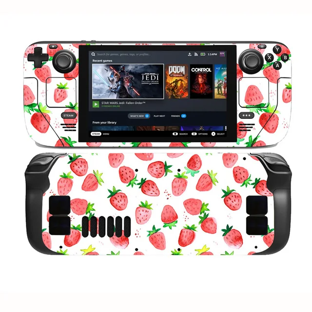 Customizable Cartoon Anime Skin Vinyl Sticker Protective For Steam Deck Console Anti Fingerprint Scratch Resistant Stickers Aliexpress