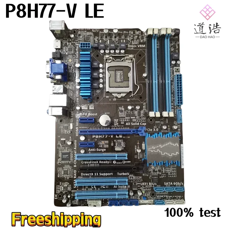 For P8H77-V LE Motherboard 32GB PCI-E3.0 LGA 1155 DDR3 ATX H77 Mainboard 4 For P8H77-V LE Motherboard 32GB PCI-E3.0 LGA 1155 DDR3 ATX H77 Mainboard - Image 2