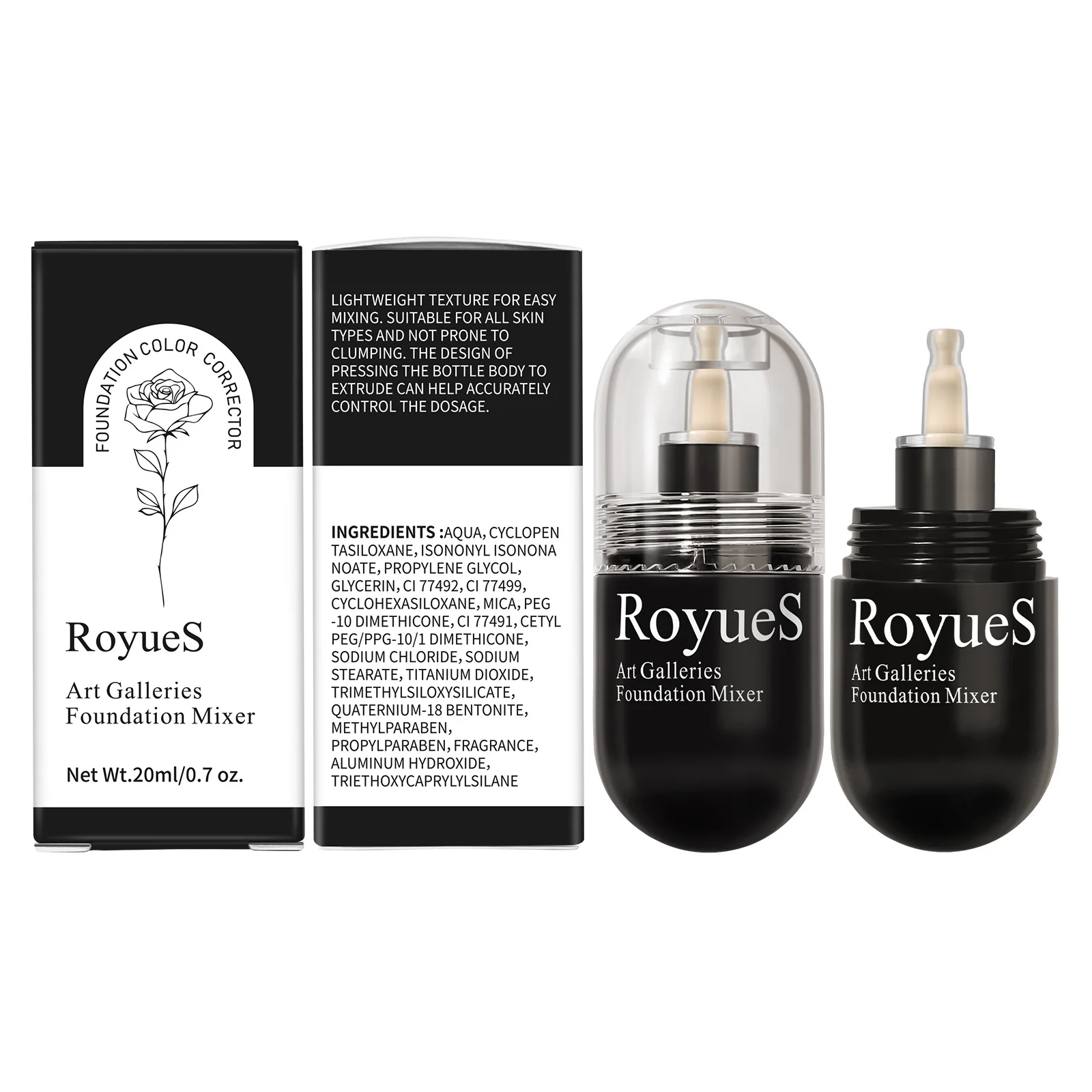 Color Toning Liquid Tanning Liquid Foundation Blends Warm and Cold Tones With Sheer Foundations Clear Close To the Skin Cosmetic 2