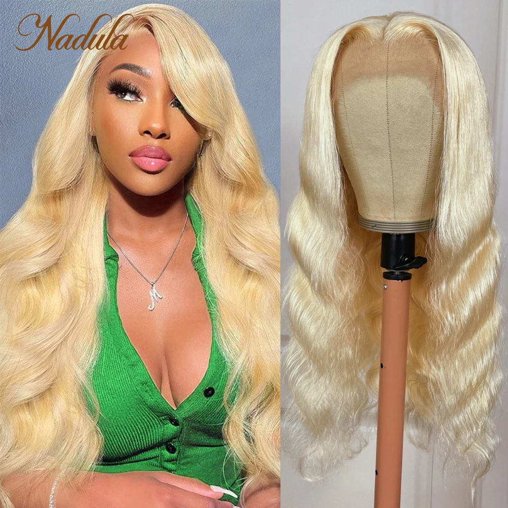 

Nadula Hair 13x4 медово-светлый кружевной передний парик плотность 150% бразильский Волнистый кружевной парик 613 кружевной передний парик из человеческих волос для женщин