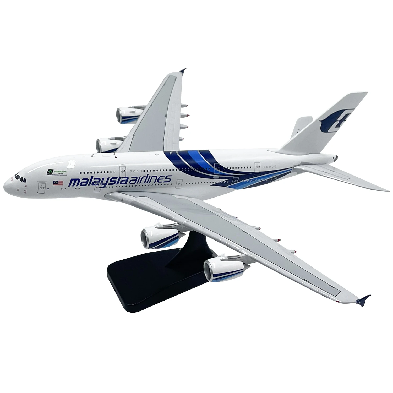 

Diecast Alloy Model of Malaysia Airlines A380 Civil aviation Passenger Plane 1:400 Scale Toy Gift Collection Simulation Display