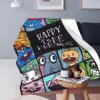Throw Blanket Happy Tree Friends Micro Fleece Blanket Four Sizes Blanket Personalized Warm For Living Room Nice Gift 4