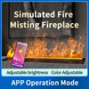 Smart Steam LED Flame TV Decorative Fireplace phone app 3D Water Vapour Electric Fireplace 1