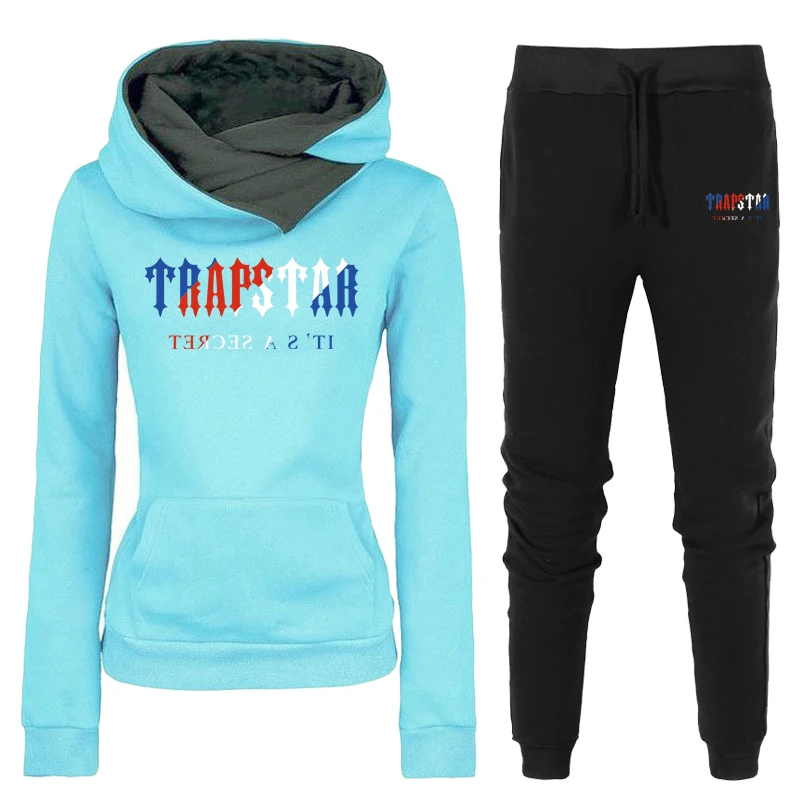 Winter Two Piece Sets Women Tracksuit Oversized Suit 2022 Trapstar