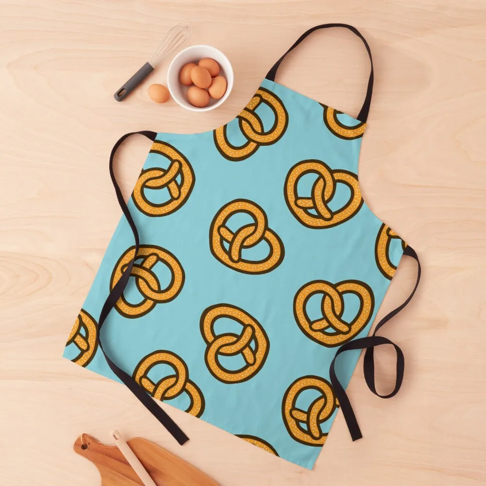 

I Heart Pretzels Pattern Apron Kitchen and household goods household gadgets