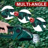 NEWBENY 2 IN 1 Handheld Electric Hedge Trimmer Garden Tool 24V Cordless Rechargeable Household Shrub Weeding Pruning Lawn Mower 5