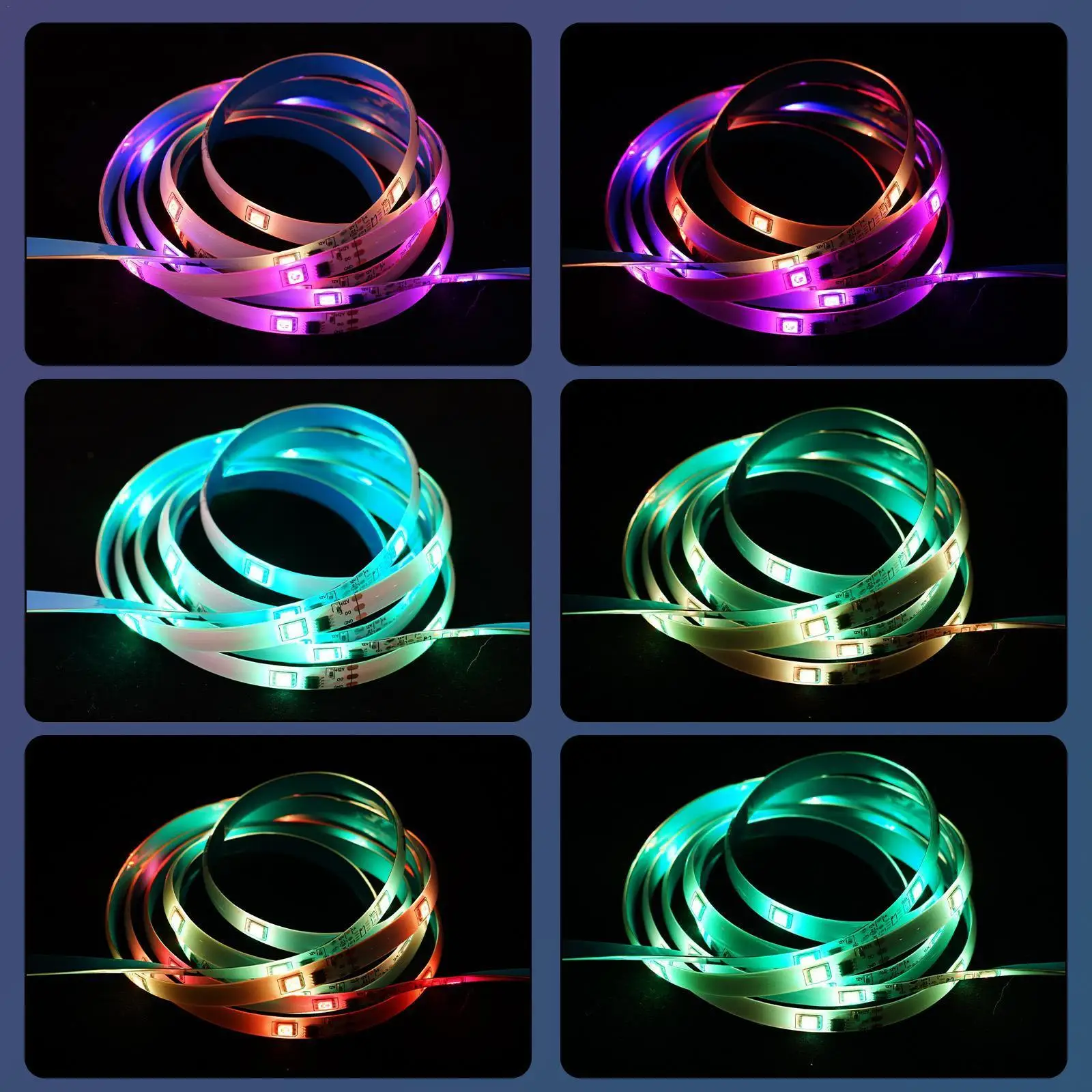 

5M light strip - Thundercloud light Script Kill Lightning Cloud Lamp Atmosphere esports voice control