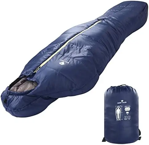 

Backpacking Sleeping Bag, 32℉/0℃ Ultralight 800 Fill Power Down Sleeping Bag for Cold Weather, Lightweight Mummy Sleeping Ba