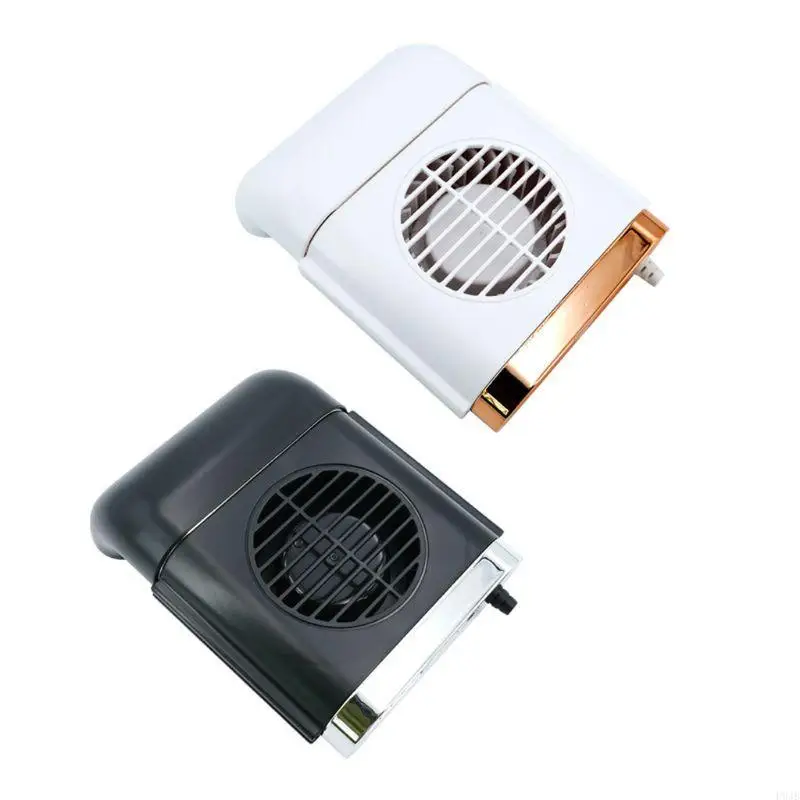 P9JB Car Rear for Seat Headrest Fan Passenger for Seat 3 Speed 5V USB Fan Air Cooling Truck SUV Auto White