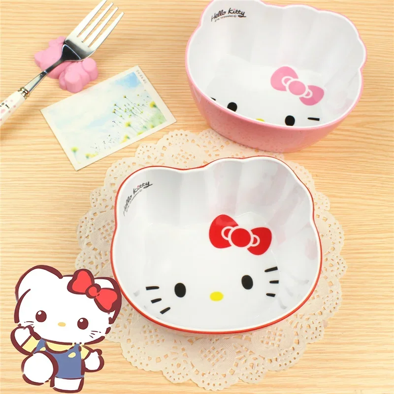 

Игрушечная модель тарелки с подвесками, Школьный набор, милая голова кошки, рисовый суп, двухслойная утолщенная Салатовая аниме устойчивая к падению мультяшная чаша