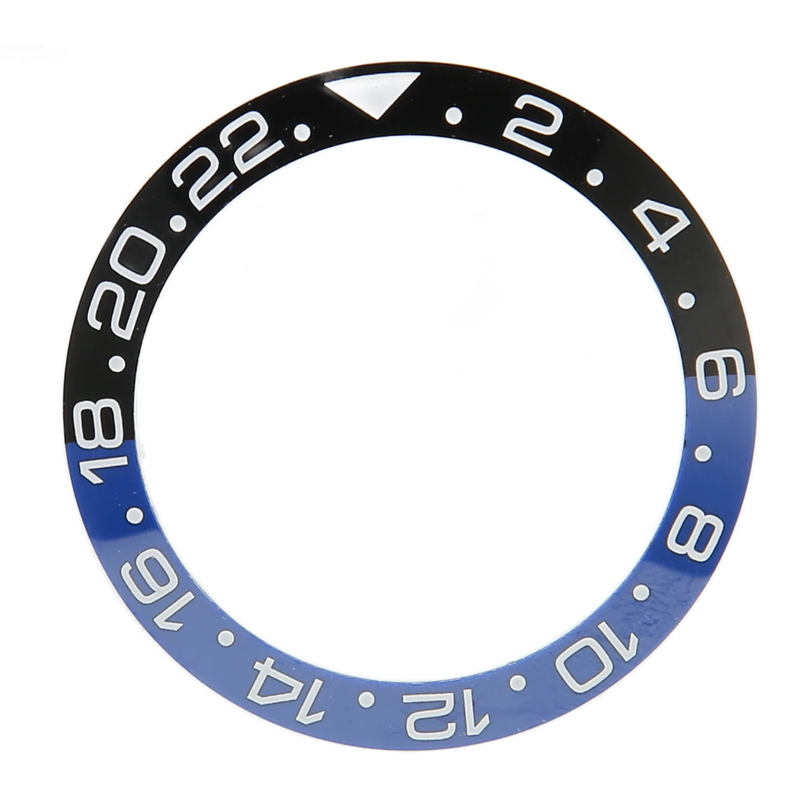 

Watch Bezel Insert 2.0mm Arch Height High Glossy Black Blue Prevent Scratches Ceramic Watch Bezel Insert 40mm Outer Diameter for