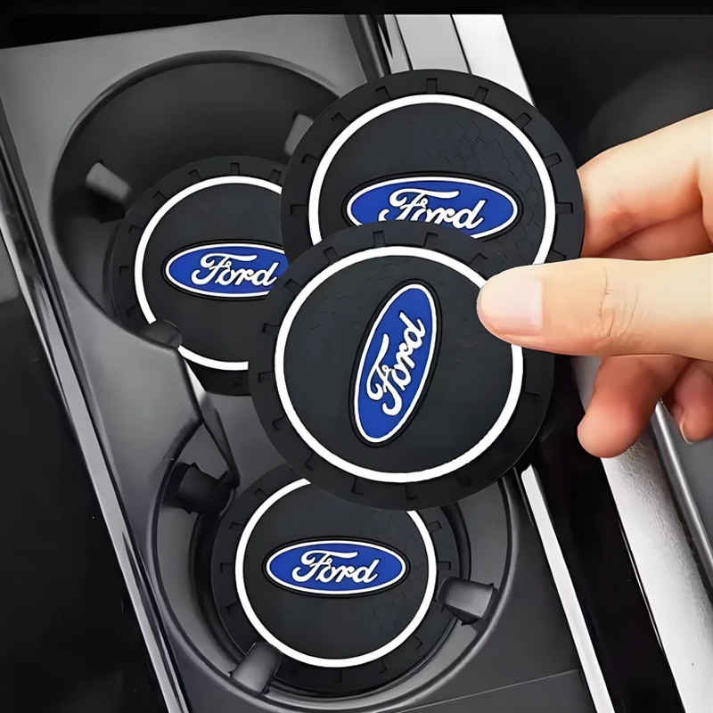 Non-Slip Car Water Cup Coasters - Premium Interior Accessory