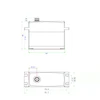 Yipinservo 1/5 RC Servo 80kg Large Torque 6v-8.4v Waterproof Big Model High Speed Motor For Car Boat Airplane Truck Tank 6