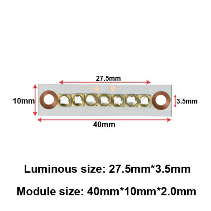 20W 21W UV Curing Lamp 365nm uv 385nm 395nm 405nm uv led light lamp led quartz for 3d printer
