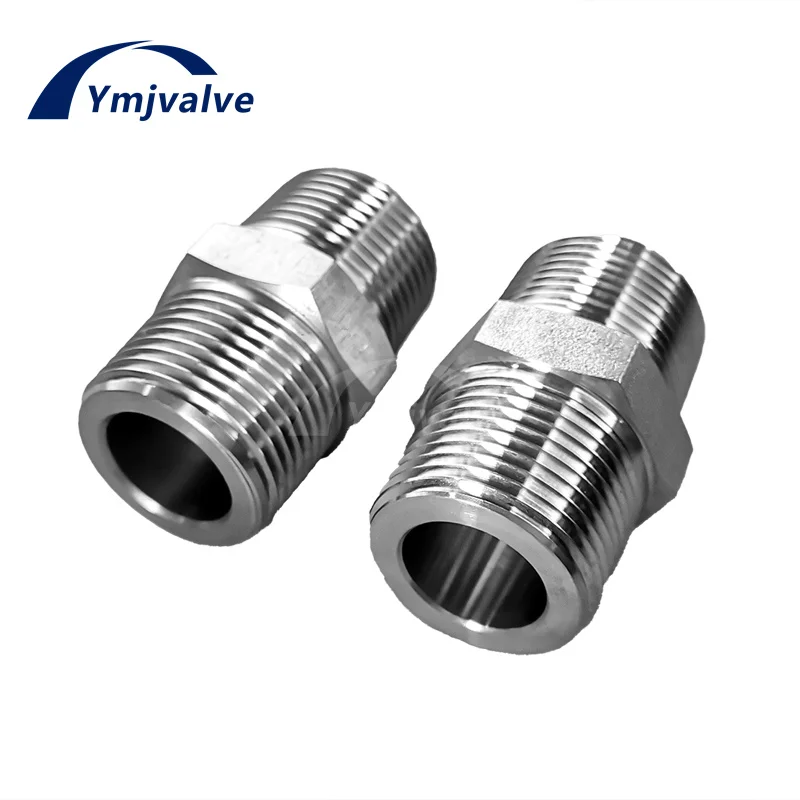 

YMJVALVE BSP 1/8 дюйма 1/4 дюйма 3/8 дюйма 1/2 дюйма 3/4 дюйма 1 дюйм 1-1/4 дюйма 1-1/2 дюйма 1-304 дюйма 2 дюйма, нержавеющая сталь SS, шестигранная соска высокого давления
