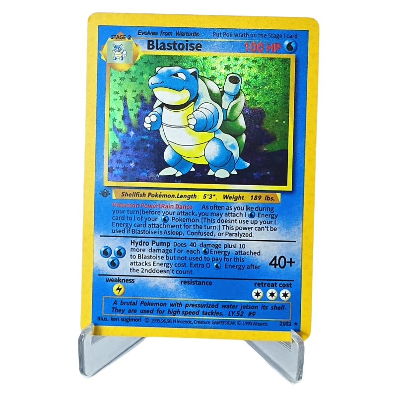 first edition blastoise pokmon card Blastoise Topps Series 1 First Print #9 CGC 8  TBC Games