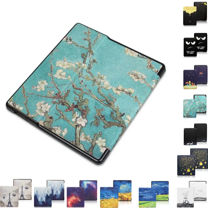 Per Kindle Oasis 2/3 Smart Case Custodia Con Stampa In Pelle Pu Per Kindle Oasis 3 10Th 2019 Oasis 2 9Th 2017 Custodia Protettiva Per Cover Carina