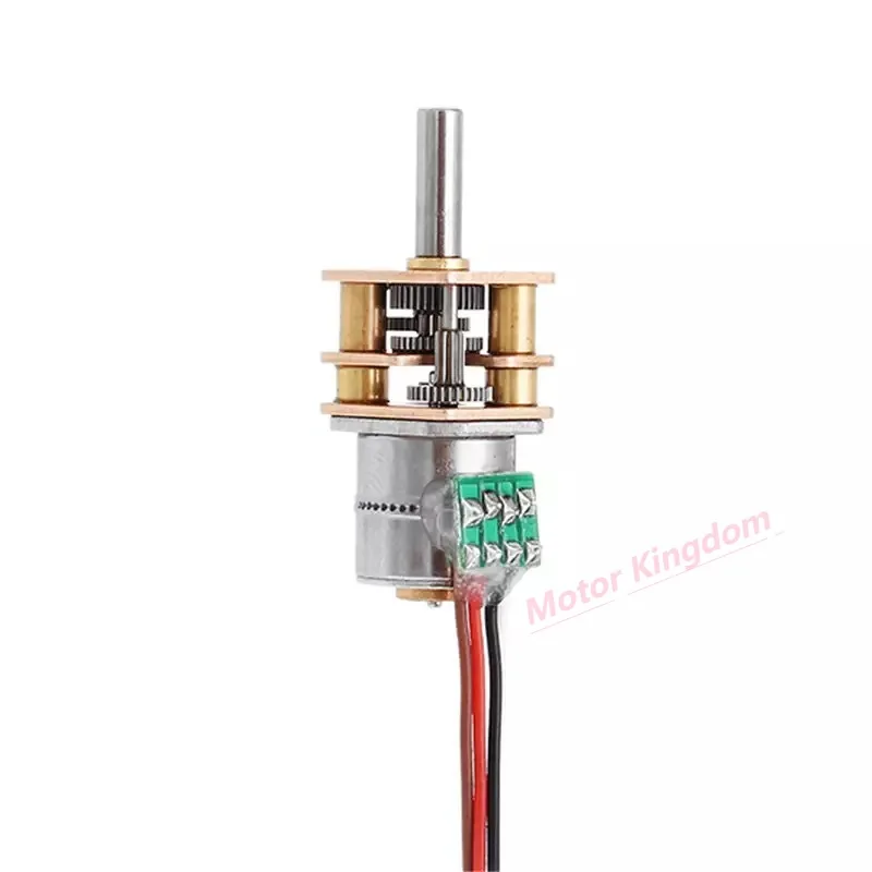 Micro Tiny Stepper Motor Caixa de Velocidades Fases Quatro Fios Relação de Redução 20:1 50:1 100:1 150:1 298:1 Gm1210 10 mm