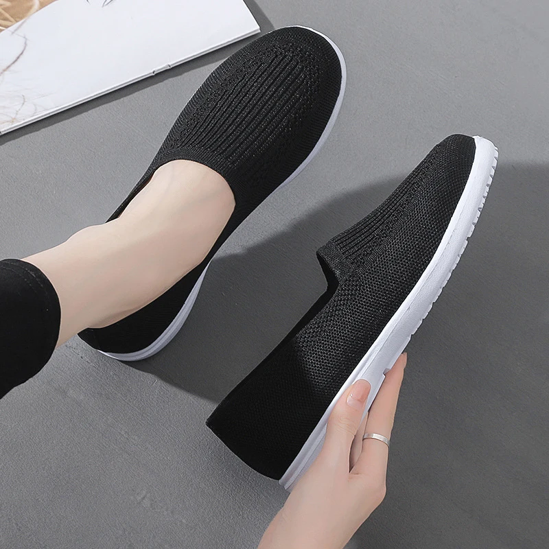2022 New Spring Flat Shoes for Women Non-slip Soft Bottom Casual Shoes Breathable Summer Walking Sneakers Ladies Loafers