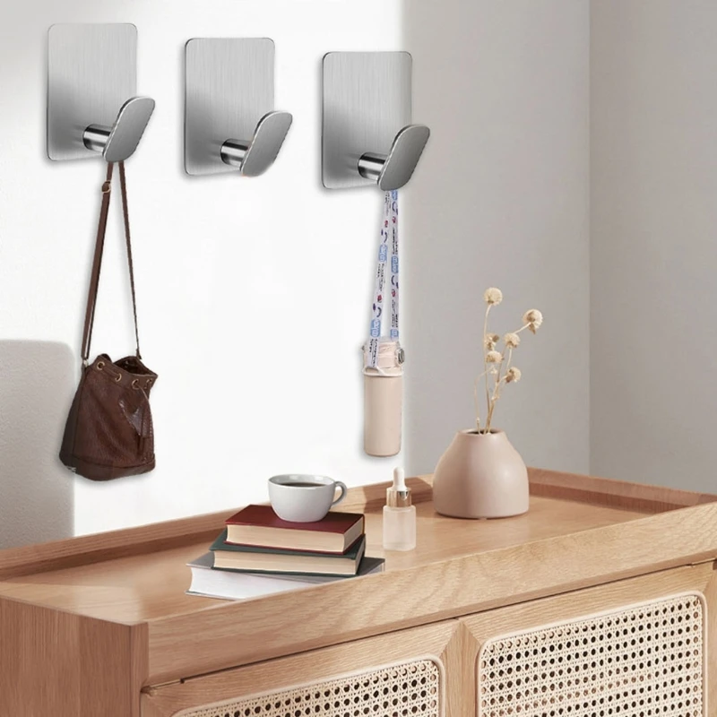 

6Pieces Practical Wall Attachments Hook Easy Installation Hat Coat Hangers