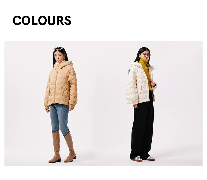 Chericom Korean Fashion Hooded Women's Autumn Winter Down Jacket Light Plaid Casual Versatile Solid Color Puffer Coats 299059