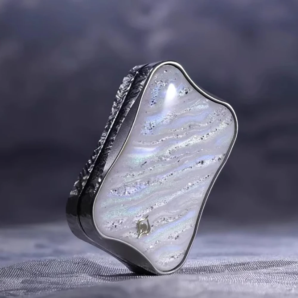 Peacock Aura Sand Slim Pro Unlimited Pushing Slider Fidget Slider