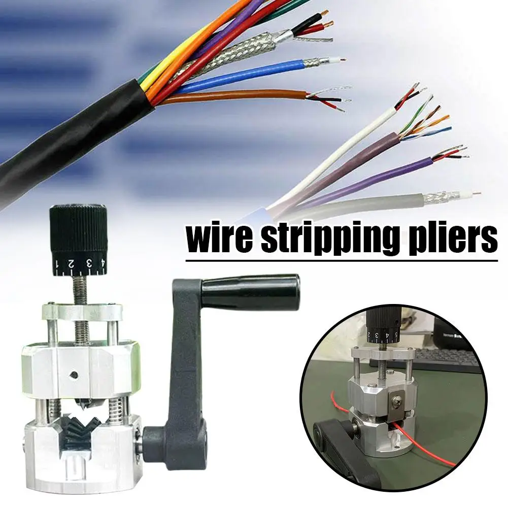 

Портативный ручной инструмент для зачистки проводов, инструмент для зачистки проводов из сплава для электрика, пилировальная машина с ручным механизмом Q0A0