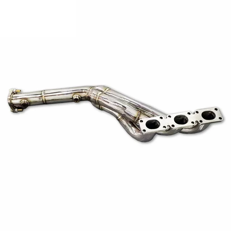 The first section of plantain manifold For BMW 325/330 E46 3.0L 2003-2005 Catless Exhaust Downpipe