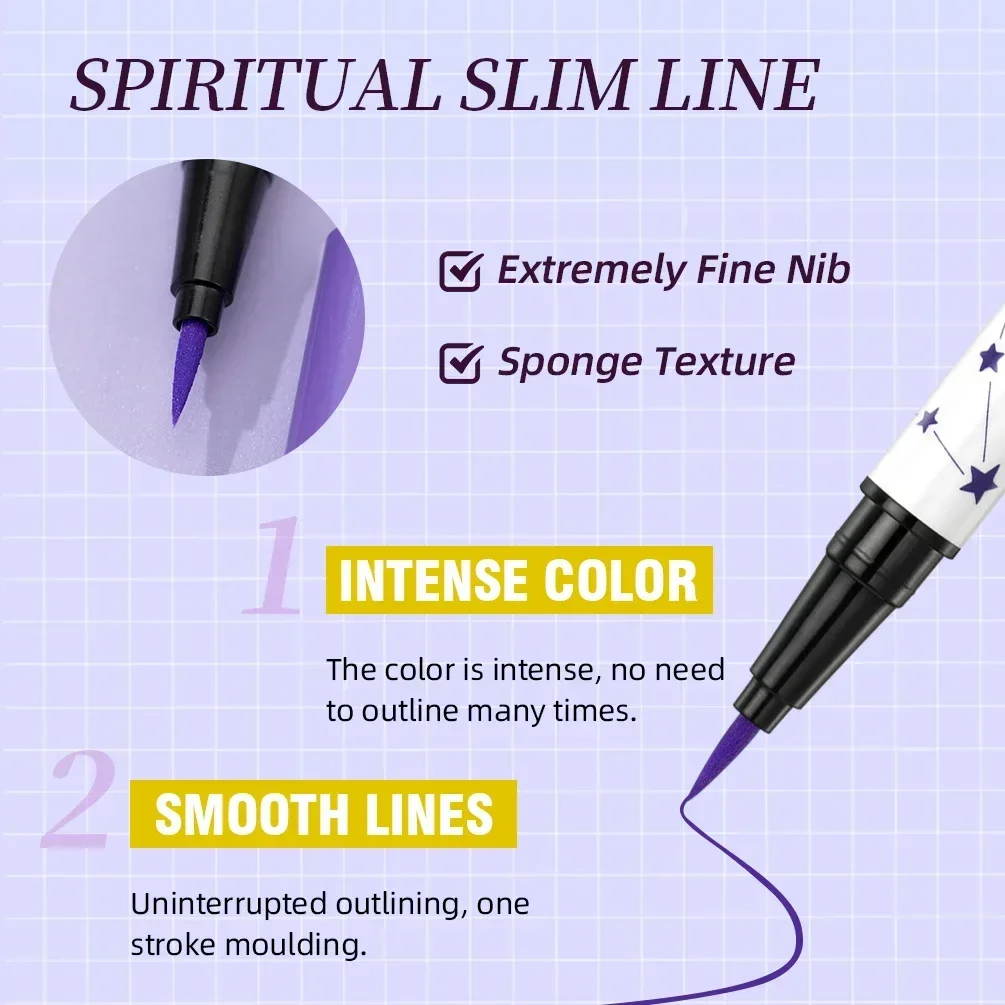 12 Colours Eyeliner Liquid Waterproof Matte Long Lasting Green Yellow Purple Blue White Eye Liner liquid eyeliner