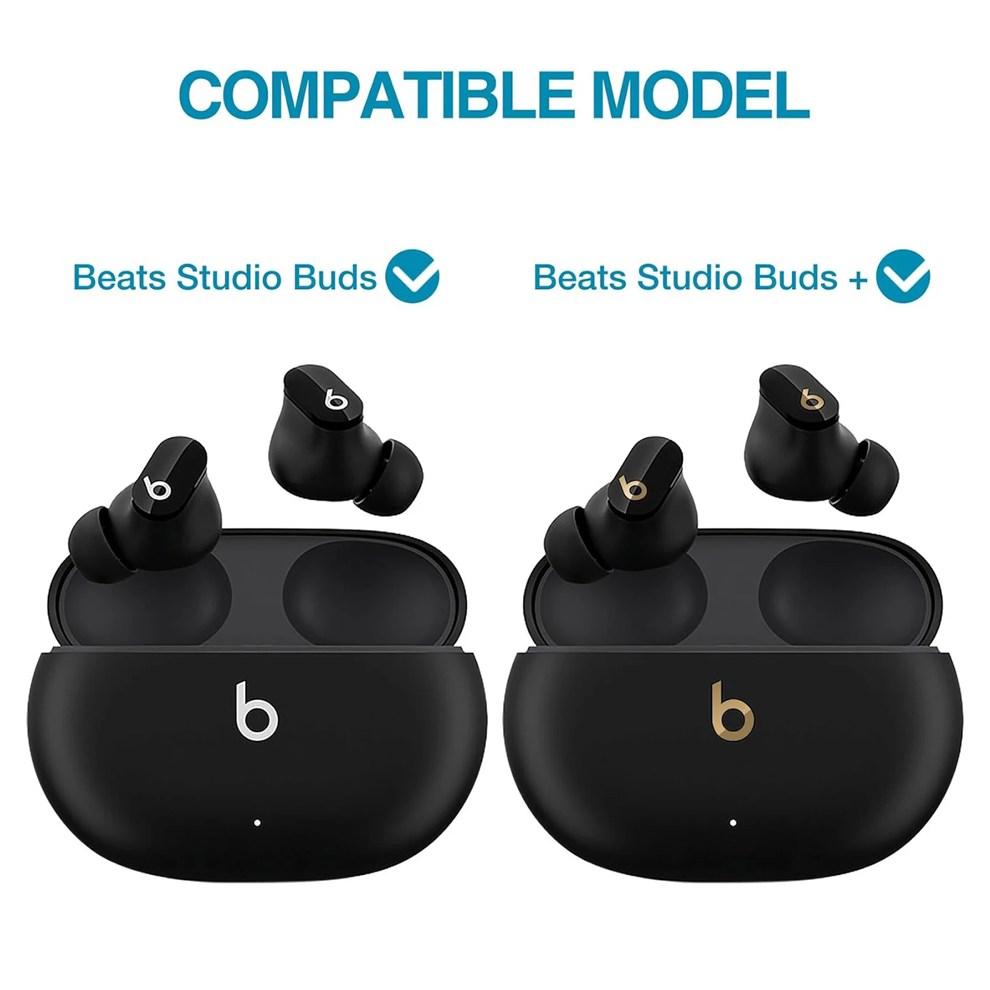 Estojo Transparente Fino e Elegante com Mosquetão Capa para Batidas Studio Buds Plus 2023 2023 - Image 3