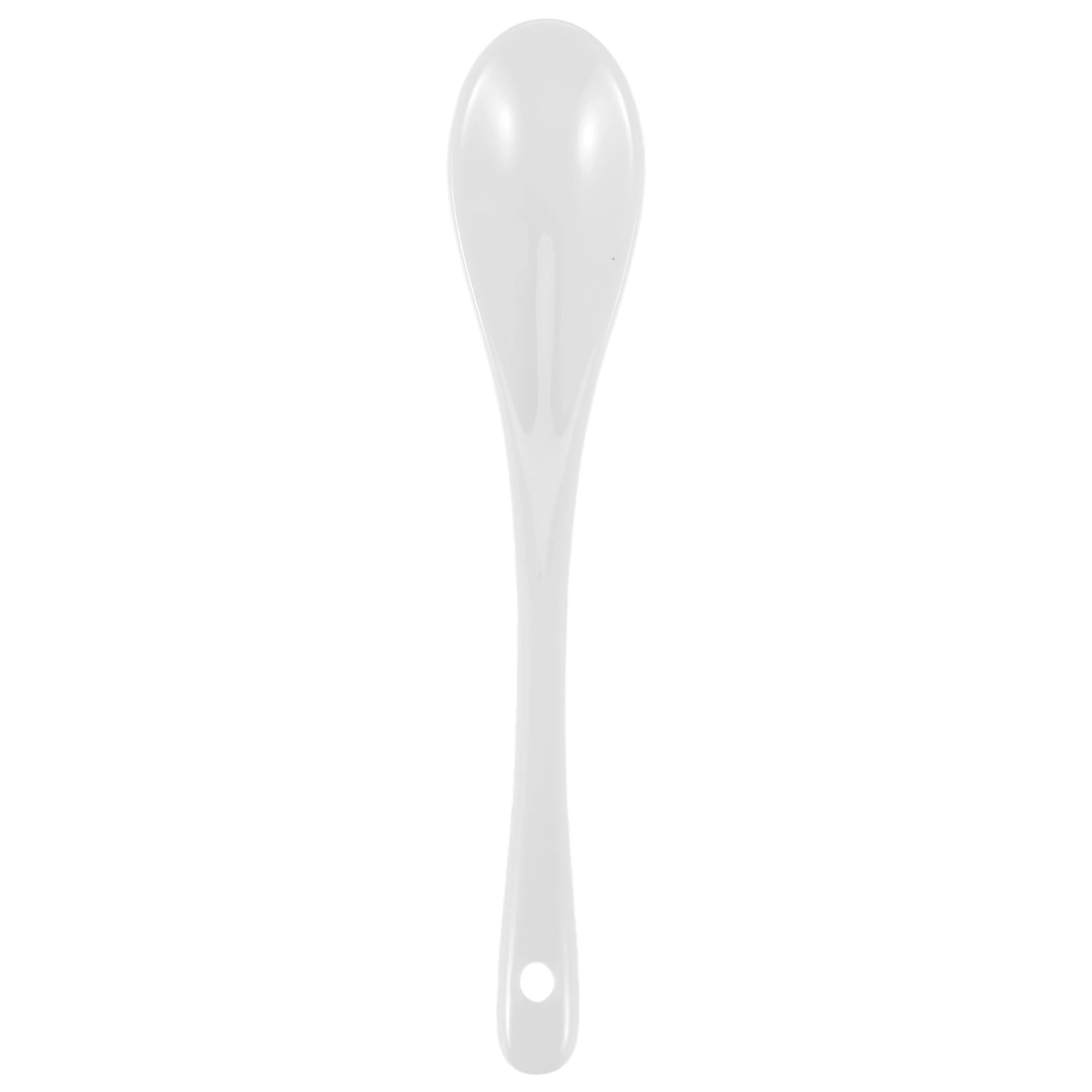 thumbnail image 1 of 5 cucharas de porcelana blanca para huevos, cucharas de cerámica, cucharas de café, cucharas de postre, cucharas para servir moca, 1 of 4