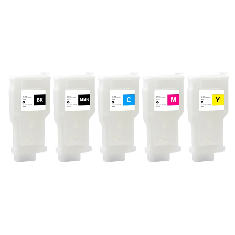 Cartucho de Tinta Recarregável para Impressora Impressora sem Chip Pfi320 Pff-320 Apto para Canon Pfi 320 Tm200 Tm205 Tm300 Tm305 300ml - Imagem 3