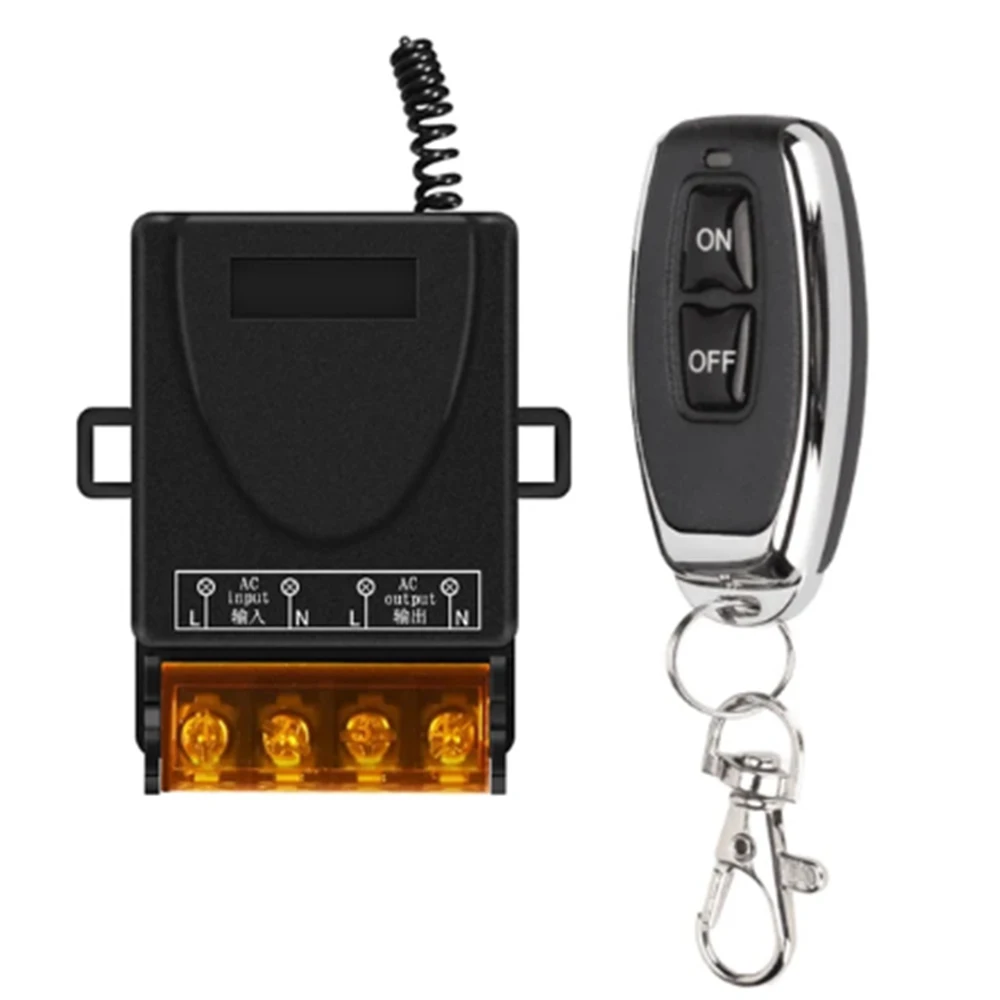 8pcs 100m Wireless RF Remote Control Switch kit 433Mhz AC 120V 240V 220V 30A Relay for Light Lamp Water Pump Door Access System