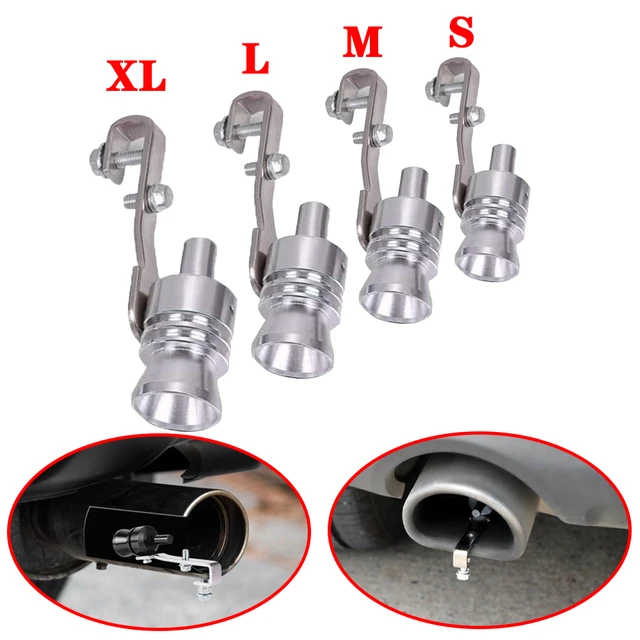 Universal Car Size S 18mm Turbo Sound Whistle Muffler Exhaust Pipe Auto  Blow-off Valve Simulator for All Cars Accessories - AliExpress