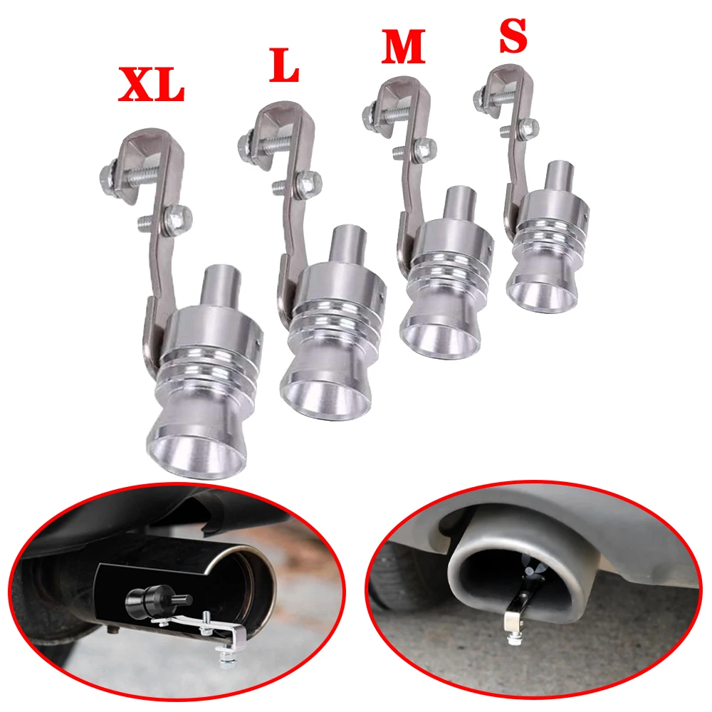 CarTurboWhistleUniversalAluminumCarTurboSoundWhistleMufflerExhaustPipeBlowoffValve