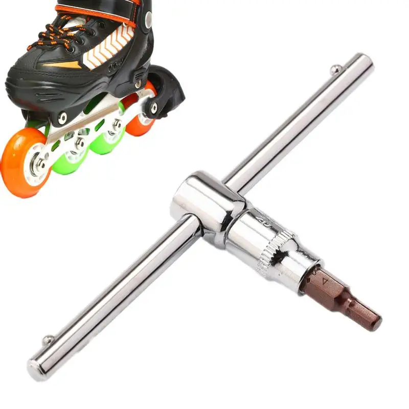 

Roller Skate Hex Wrench T Shape Roller Skate Wrench Wear Resistant T Shape Inline Skate Repair Tool For Quad Skates Inline