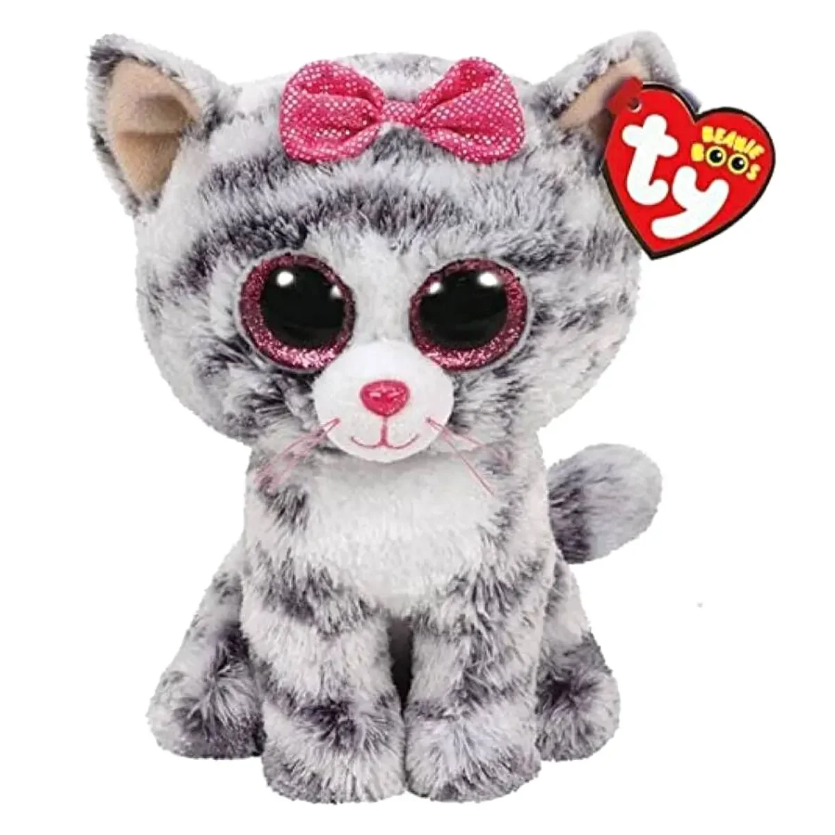 thumbnail image 1 of Peluche de animales de peluche de 15 cm de Ty Big Eye, zorro liso, Ferdinand, Locky, axolotl, Dexter, Icy Seal, gato Heather, juguete para niños, regalo de vacaciones, 1 of 5