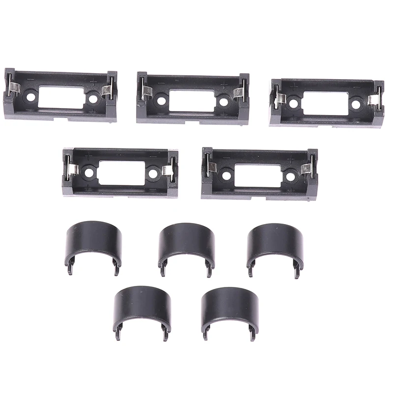 Plug-in CR123A Battery Holder 16340 Box LIR123A Storage Cover PCB DIY 5 Pcs battery holder battery box battery storage box battery case