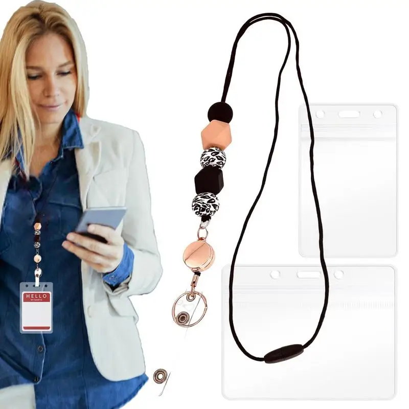 

Lanyards For Id Badges And Keys Lanyards For ID Badges And Keys Silicone Fashion Beaded Lanyard Badge Lanyards For Teachers