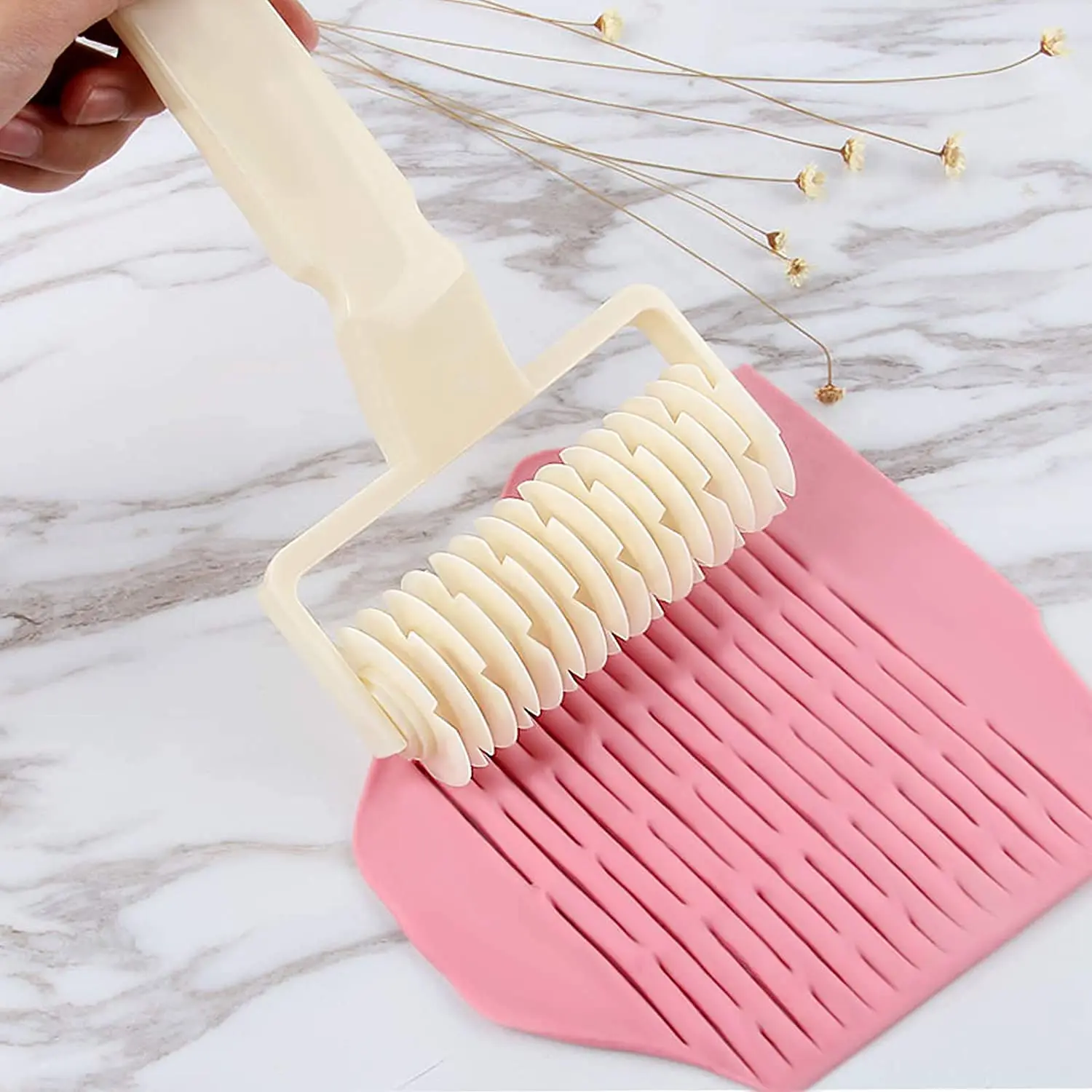 Creative Baking Tools Plastic Roller Mesh Cutter L/M/S Grid Pattern For Pastry Dough Fondant Pizza Cakes Pies Kitchen Supplies roller cutter